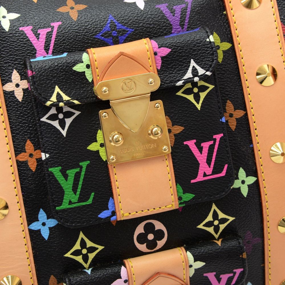 Louis Vuitton Black Monogram Multicolore Keepall 45 Overnight Bag., Lot  #56212