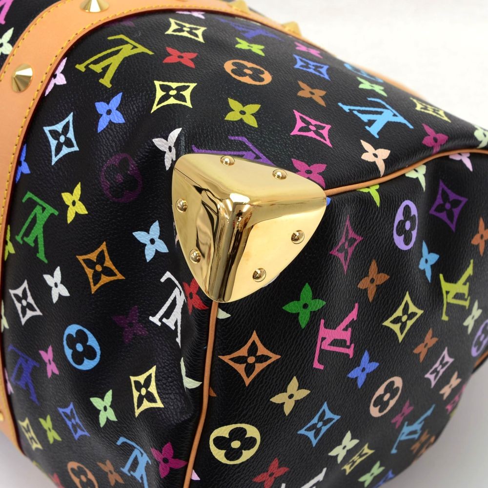 Louis Vuitton Black Duffle Keepall Multicolor Travel Bag. Save 60% on the Louis  Vuitton Black Duffle Keepall Multicolor Travel B…