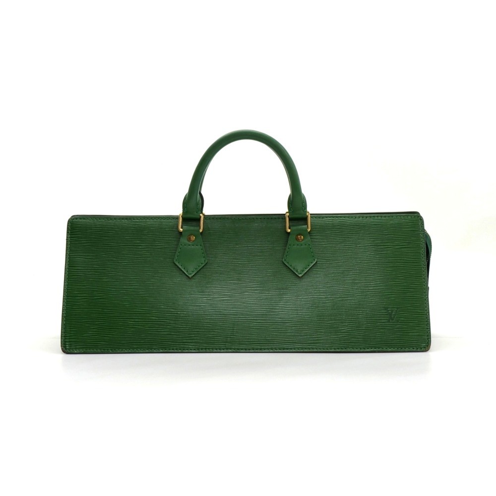 Vintage Louis Vuitton Green Epi Tote Bag in V Shaped Triangle. -  Israel