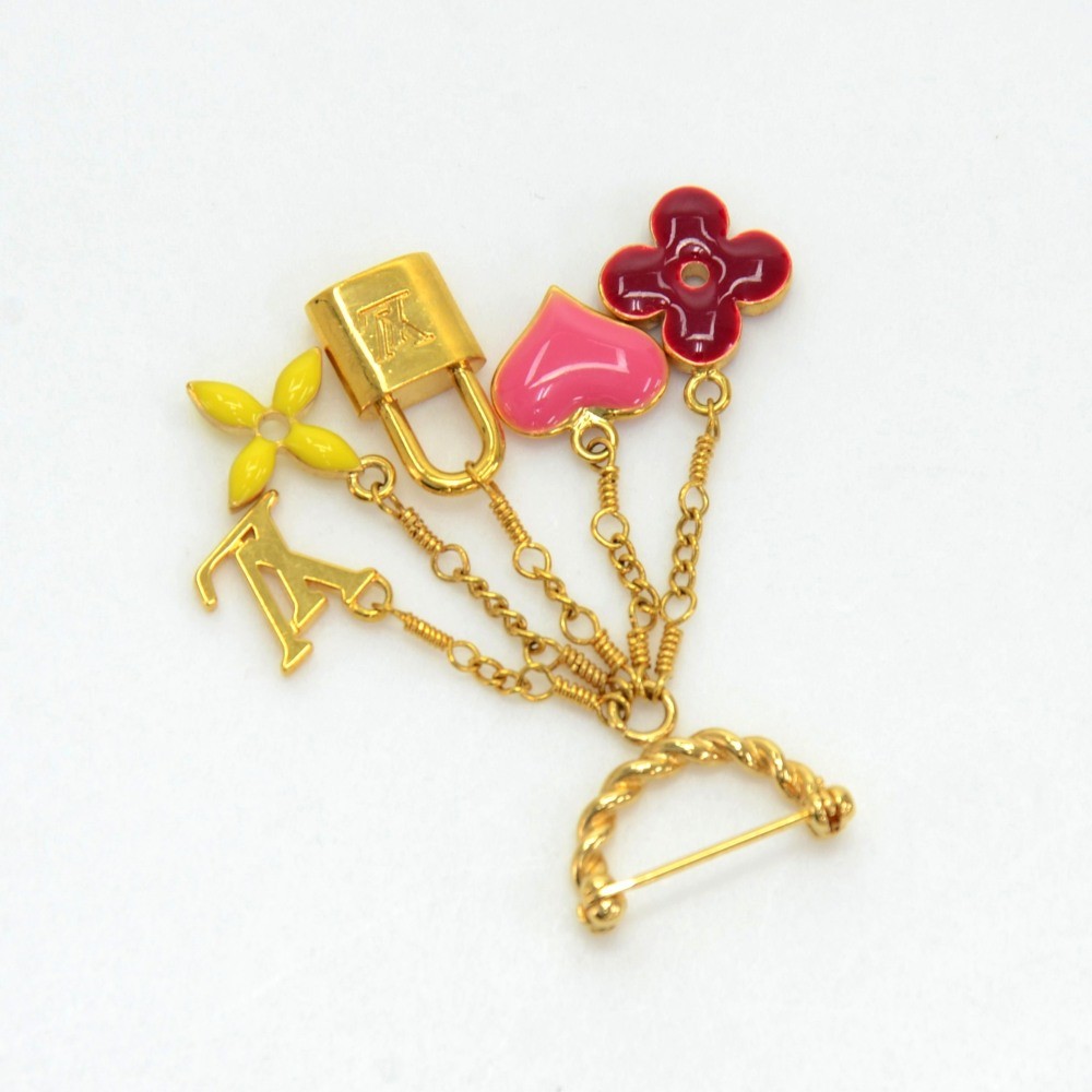 Louis Vuitton Monogram Flower Brooch - Brass Pin, Brooches - LOU783986