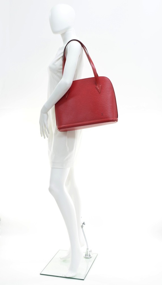 Sold at Auction: Louis Vuitton Epi Lussac shoulder bag