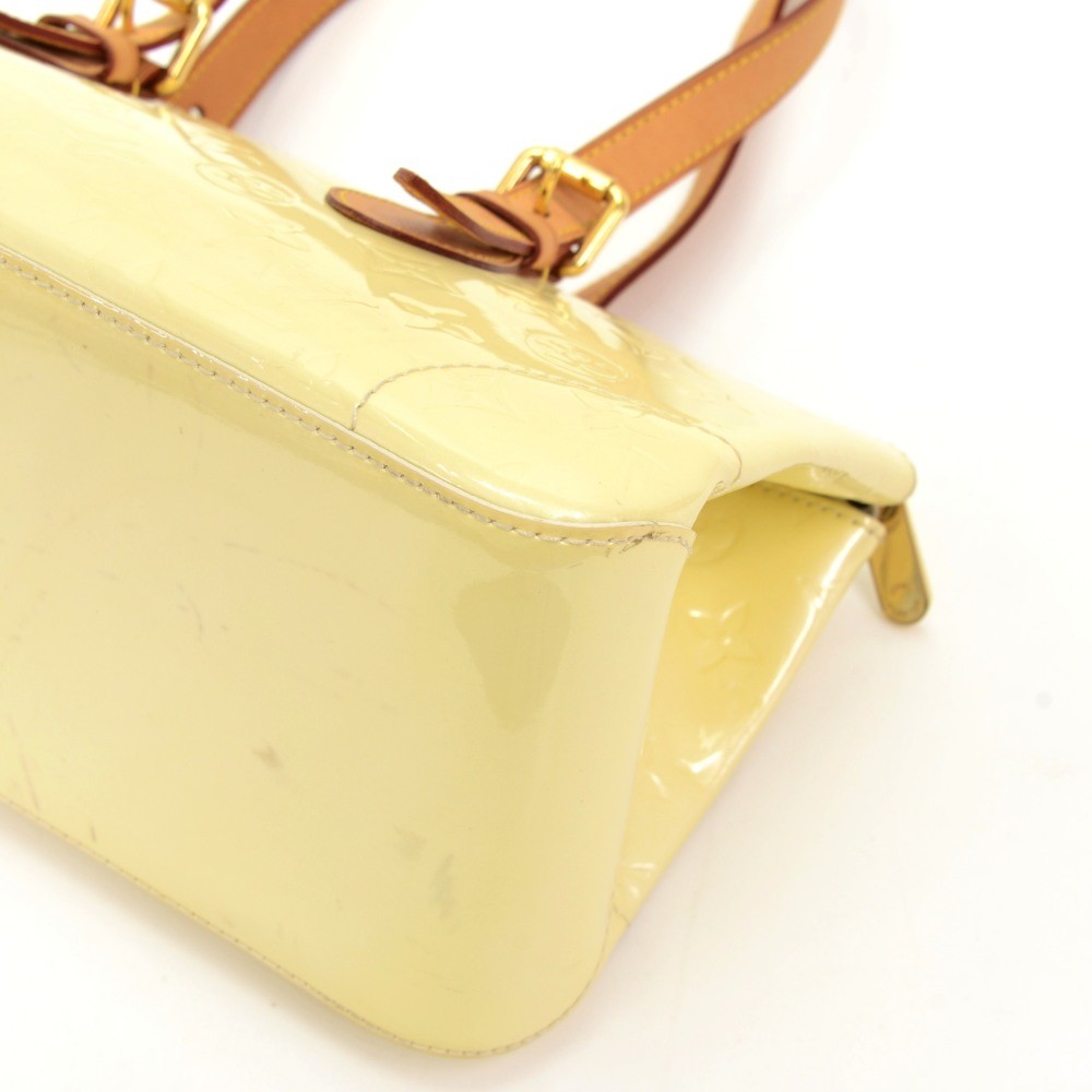 Authenticated Used Louis Vuitton Handbag Rosewood Avenue Beige Off-White  Perle Monogram Vernis M93508 Patent Leather FL4047 LOUIS VUITTON Enamel  Women's 