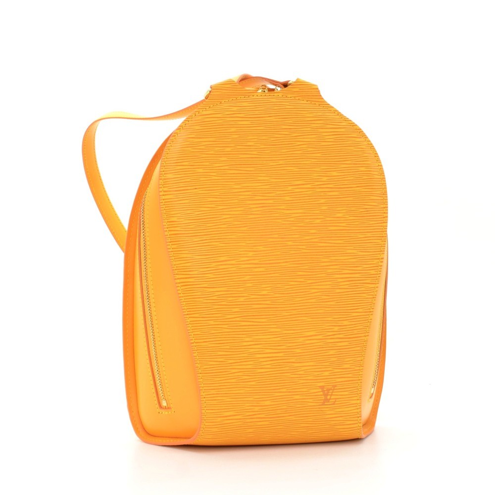 LOUIS VUITTON Epi Mabillon Backpack Yellow M52239 LV Auth 42307 Leather  ref.934531 - Joli Closet