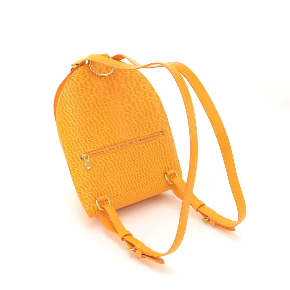Louis Vuitton Mabillon Backpack Yellow Epi Leather ref.593098 - Joli Closet