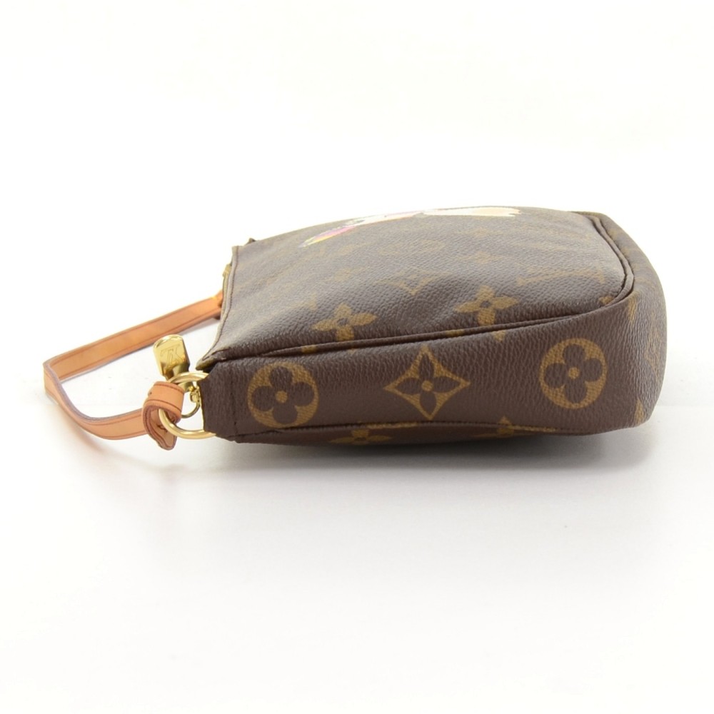 LOUIS VUITTON 2004 POCHETTE ACCESSOIRES 2WAY MONOGRAM PANDA M51981