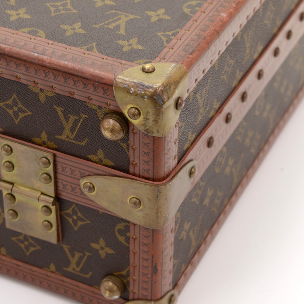 LOUIS VUITTON Monogram Gemine Shoes Trunk M21626 LV Auth 41008A