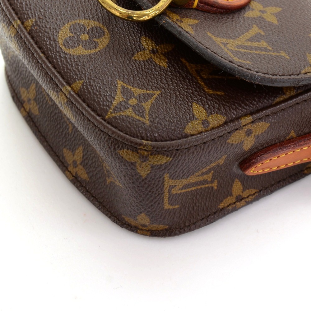 LOUIS VUITTON Mini Saint Cloud Shoulder Bag Monogram Leather BN M51244  34YB017