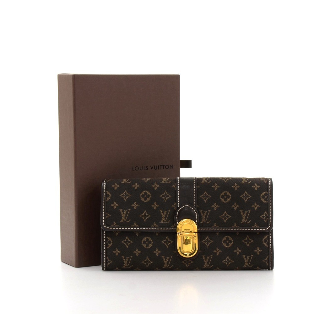 Louis Vuitton Monogram Idylle Mini Lin Long Wallet 