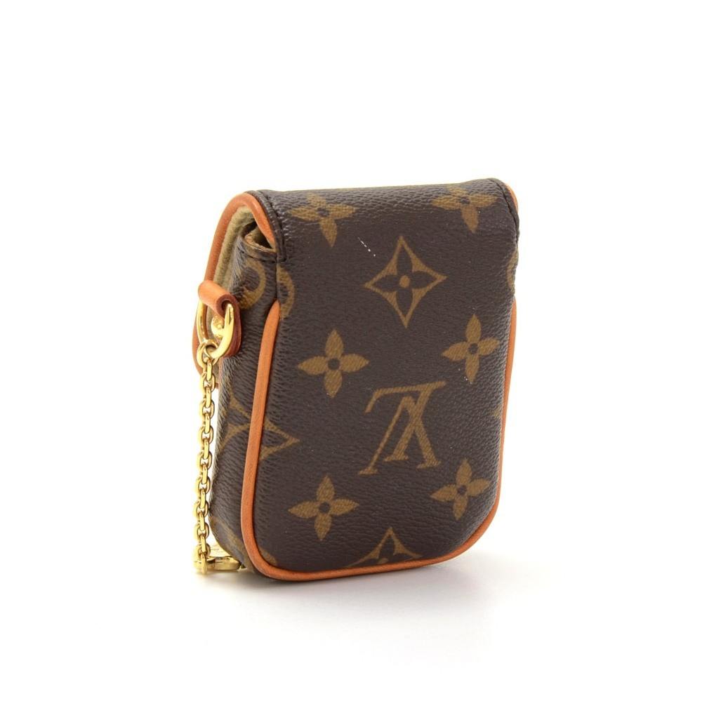 Brown Louis Vuitton Monogram Tulum Pochette Key Chain – Designer Revival