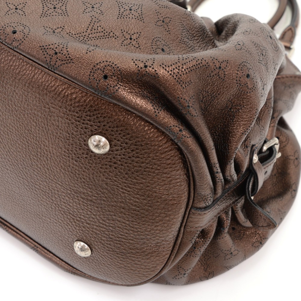 Louis Vuitton, Bags, Louis Vuitton Chocolate Monogram Mahina Xs Bag