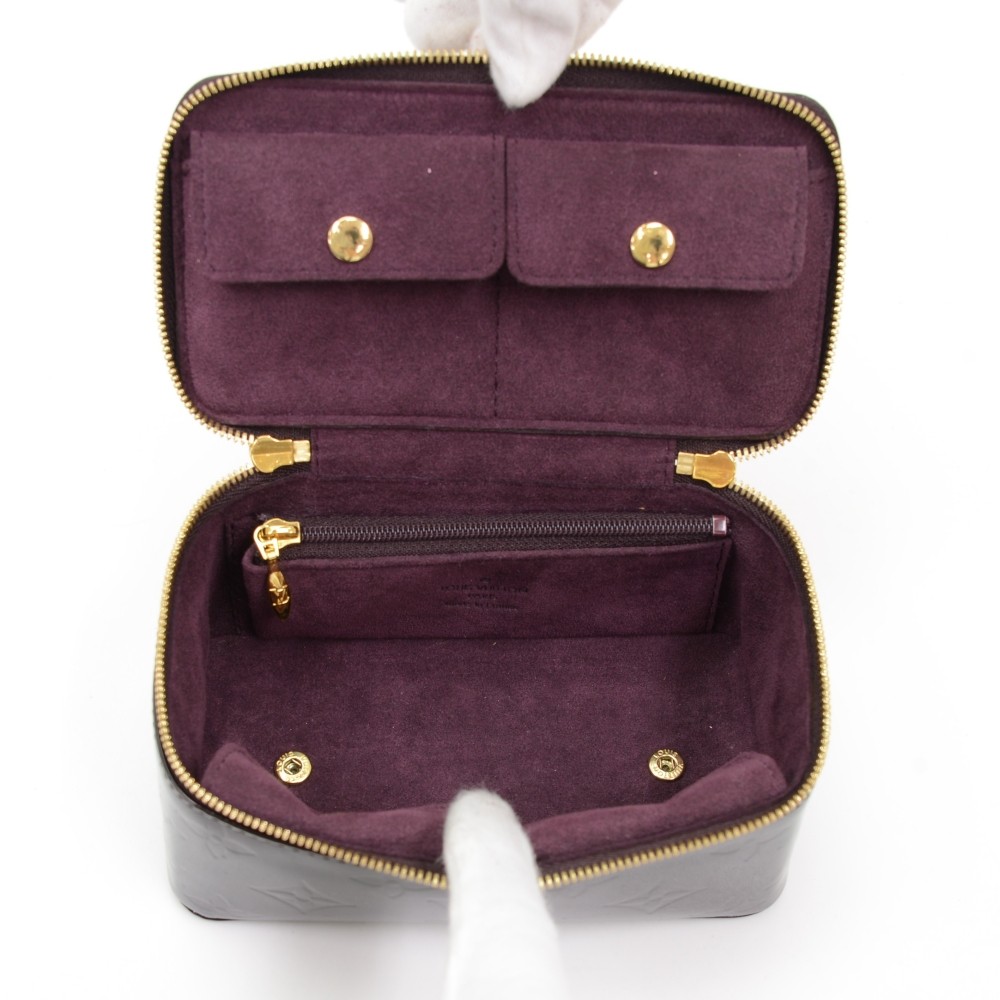 Purple Louis Vuitton Vernis Pochette Accessoires Baguette – Designer Revival
