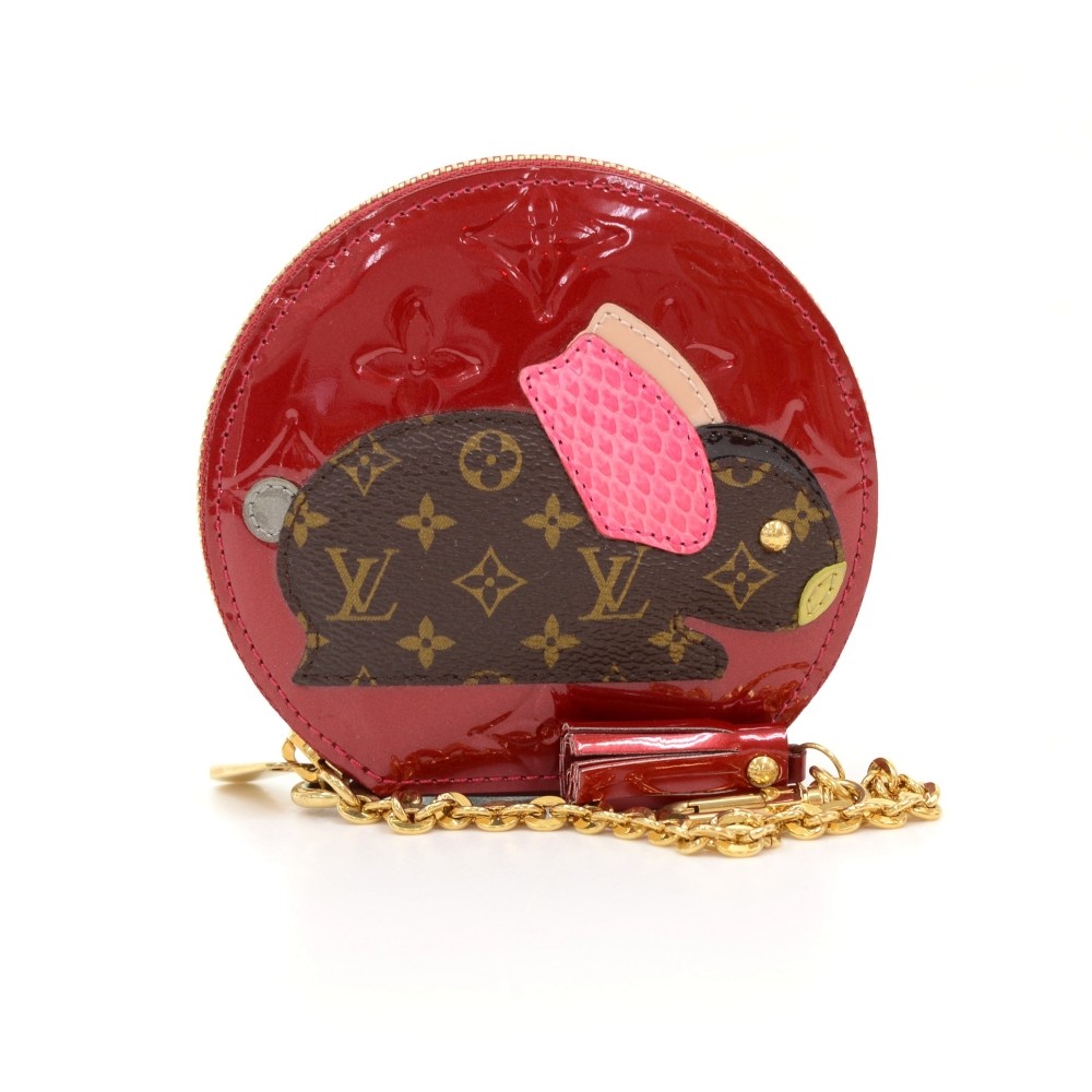 Louis Vuitton Louis Vuitton Amania Bunny Red Pomme D'Amour Vernis