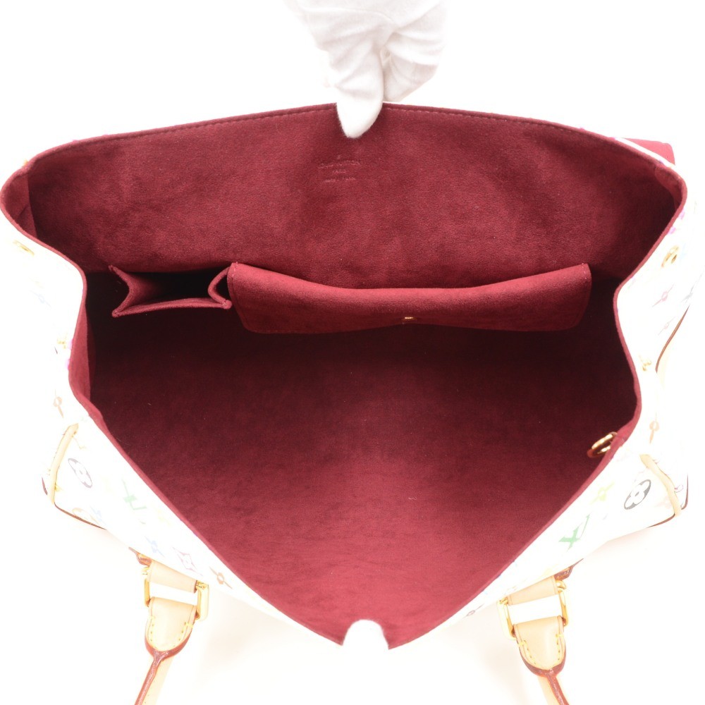 Louis Vuitton Bag Beverly Gm Shoulder White Monogram Multicolor Shoulder  A854 Auction