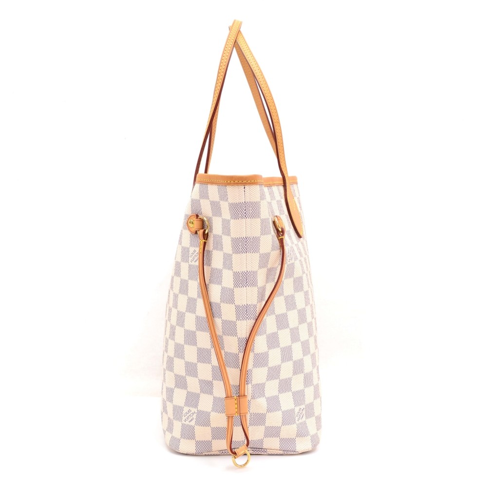 Louis Vuitton AUTHENTIC ❤️ Neverfull MM Damier Azure Canvas - $1279 - From  Uta