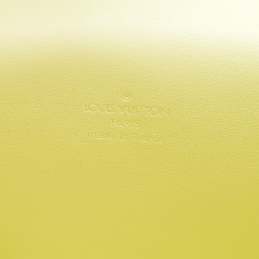 Louis Vuitton Vernis Spring Street Handbag Mustard Yellow Gold Patent –  Dyva's Closet