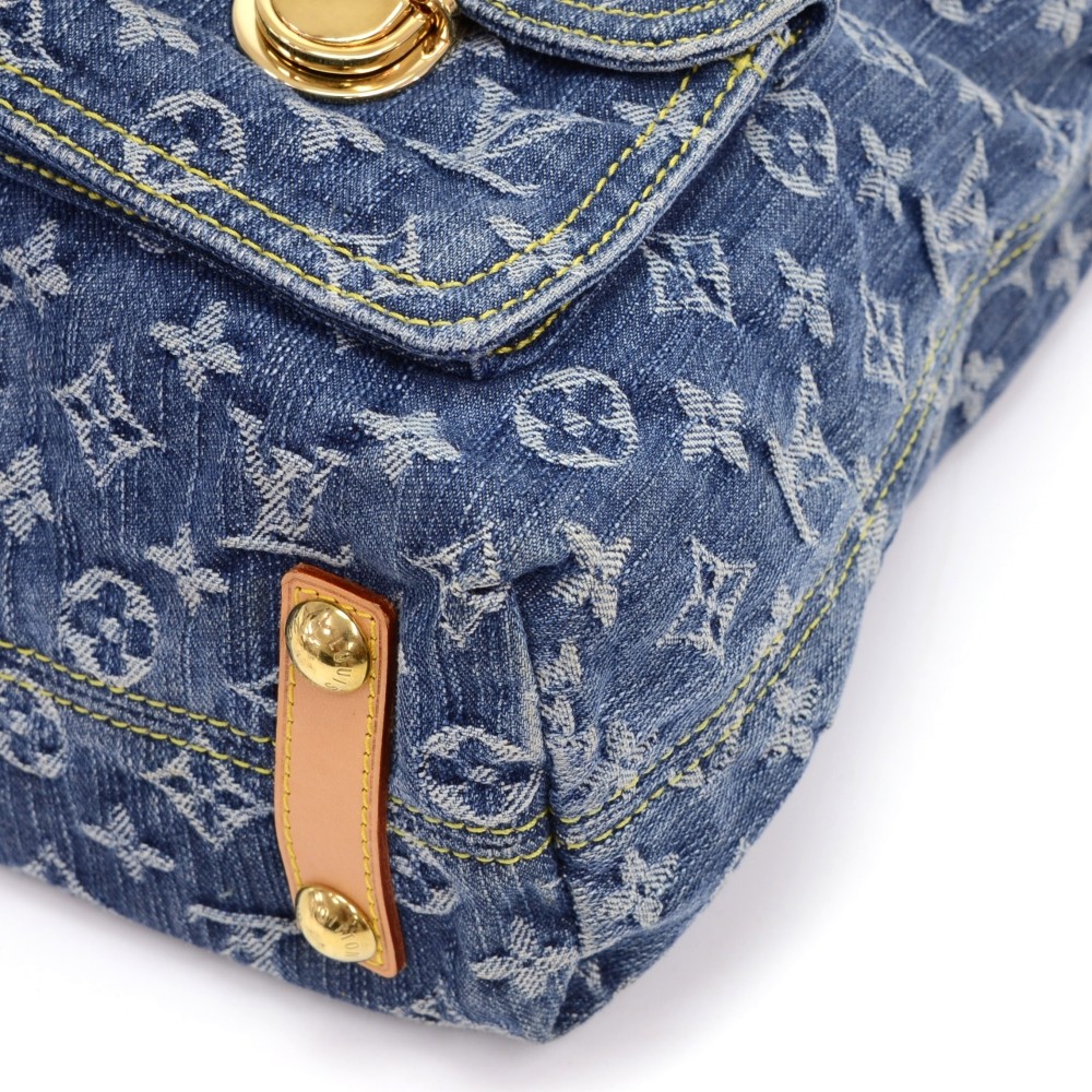 ✖️SOLD✖️Louis Vuitton Denim Baggy Jean Bag