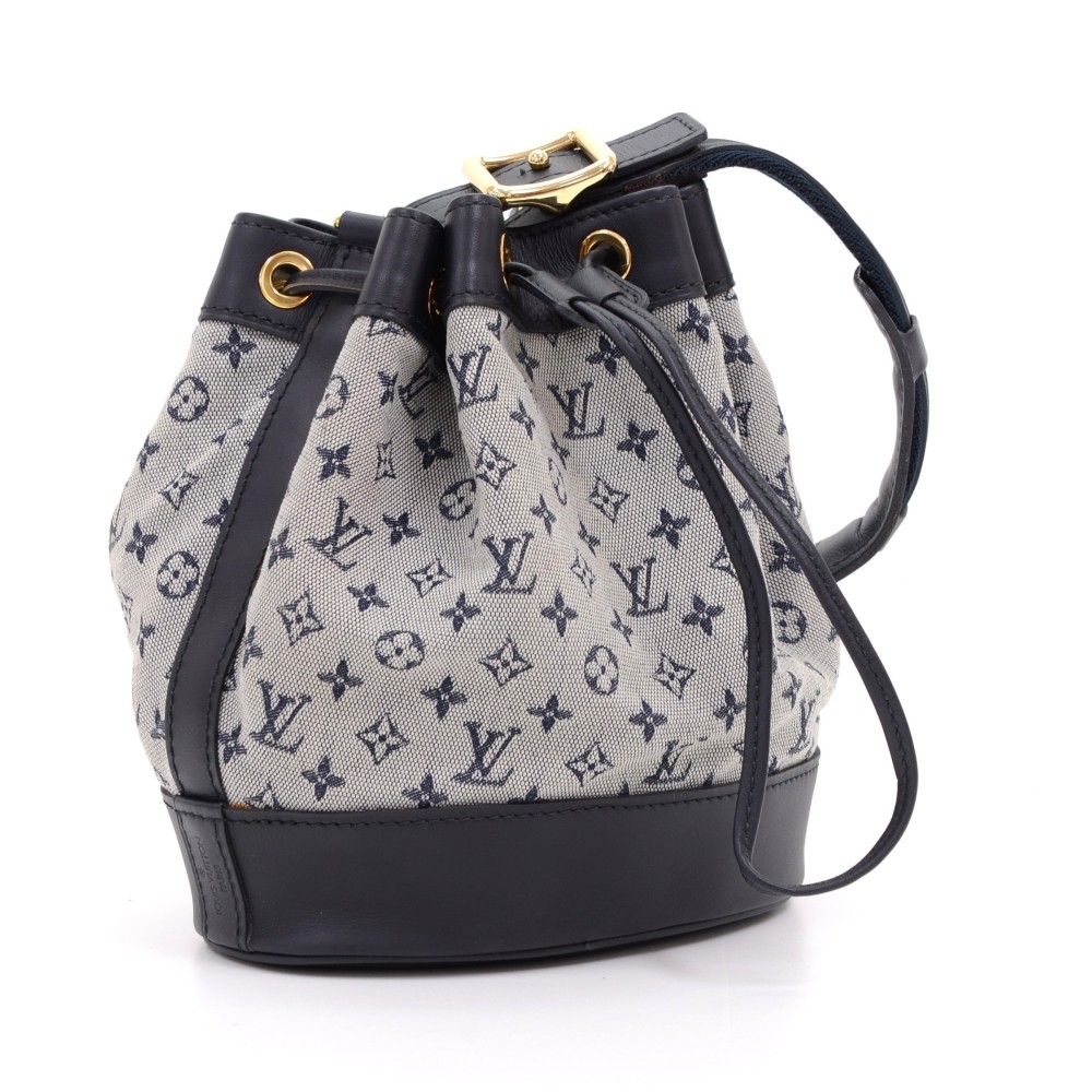 Louis Vuitton Mini Lin Noelie Bucket Bag - Blue Bucket Bags, Handbags -  LOU300331