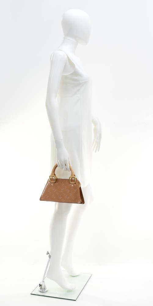 Louis Vuitton, Bags, Louis Vuitton Vernis Mini Forsyth Hand Bag Bronze  Brown