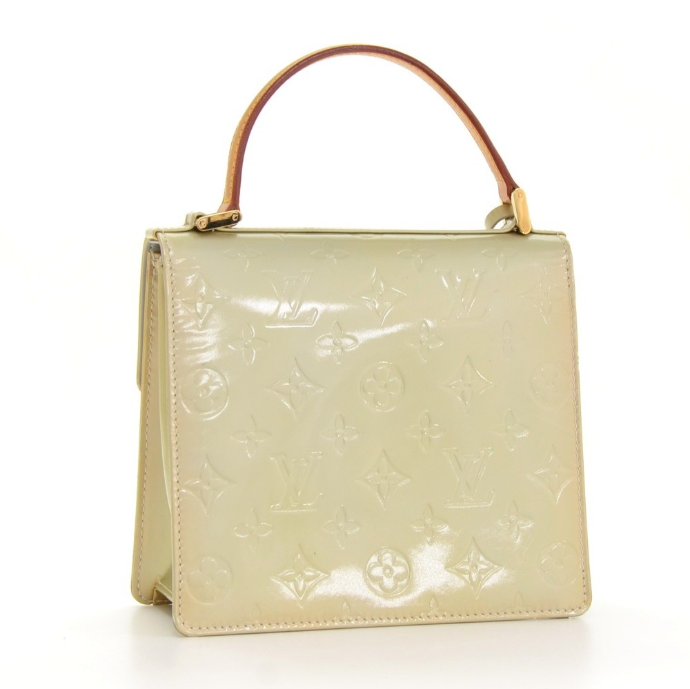 Spring street patent leather crossbody bag Louis Vuitton Yellow in
