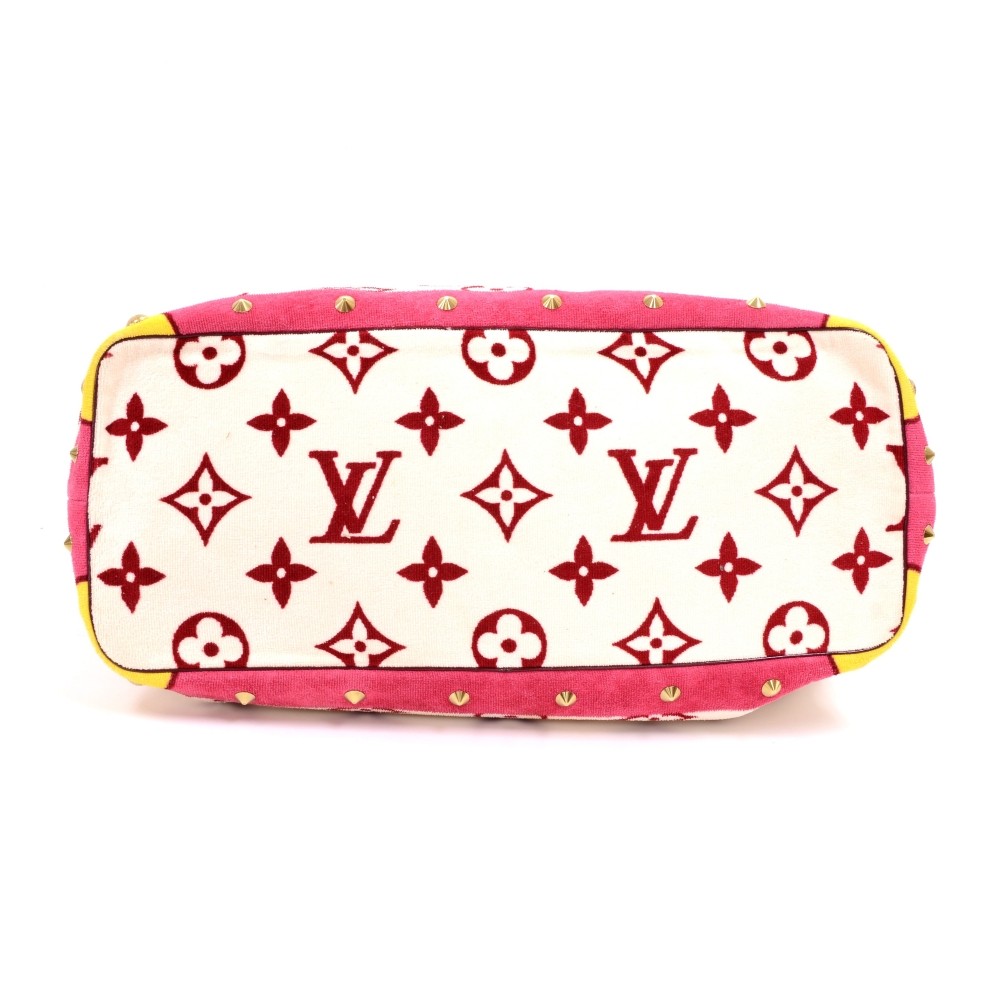 Louis Vuitton Monogram Eponge Cabas - White Totes, Handbags - LOU800290