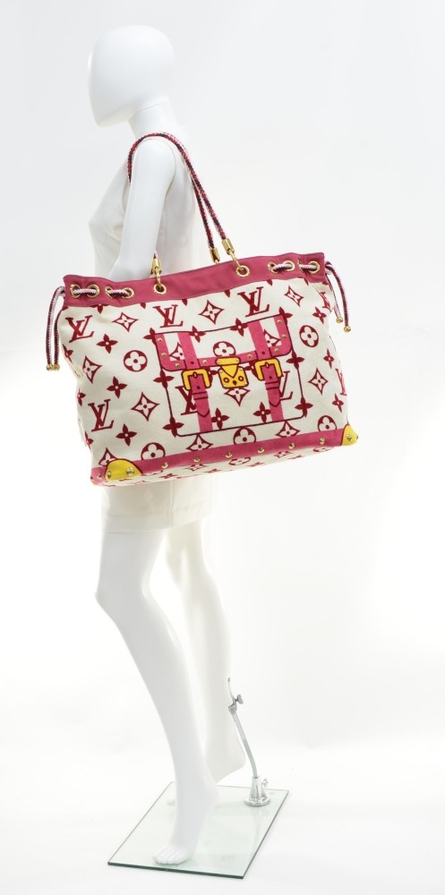 Louis Vuitton Monogram Eponge Cabas - White Totes, Handbags - LOU800290