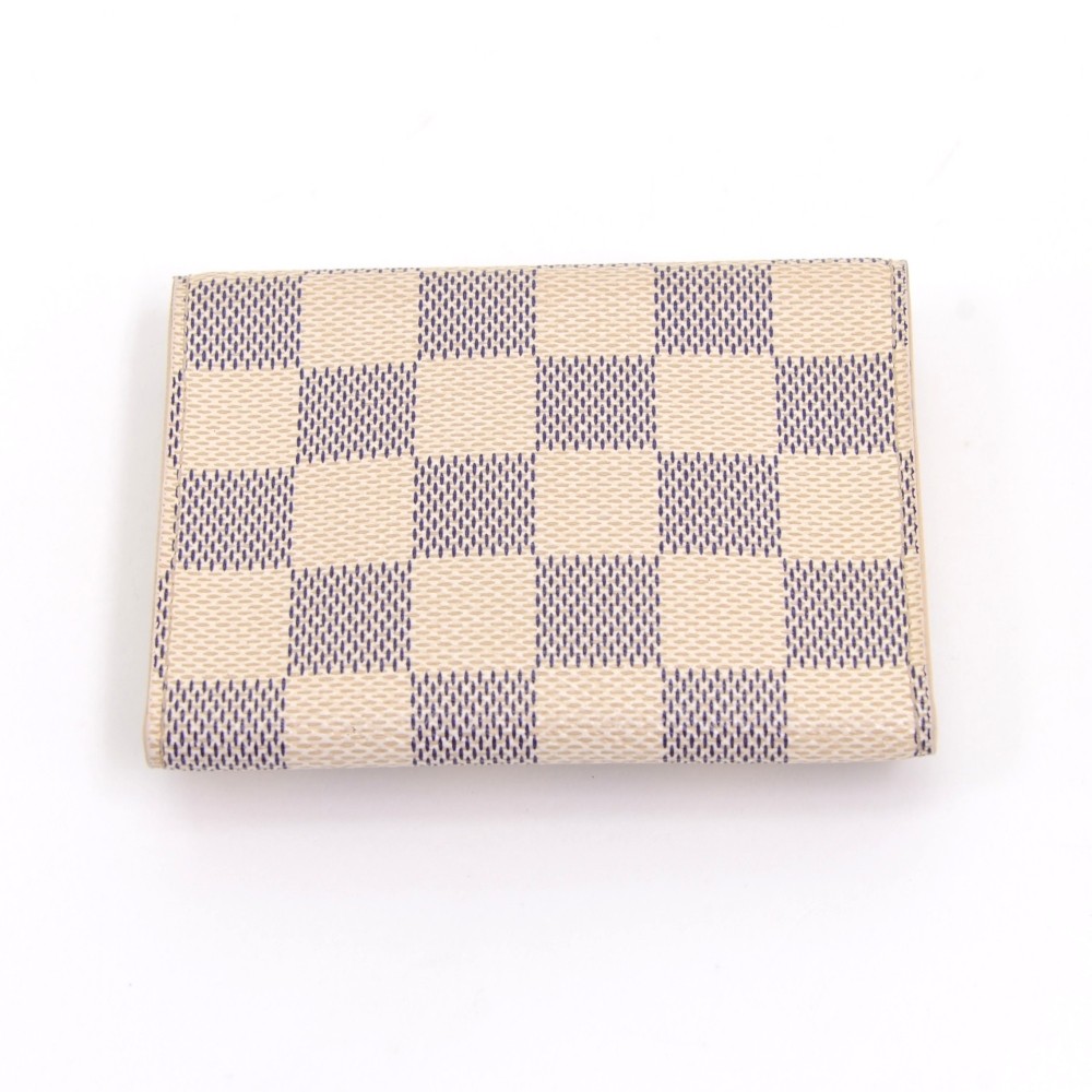 Business Card Holder Damier Azur Canvas - Wallets and Small Leather Goods