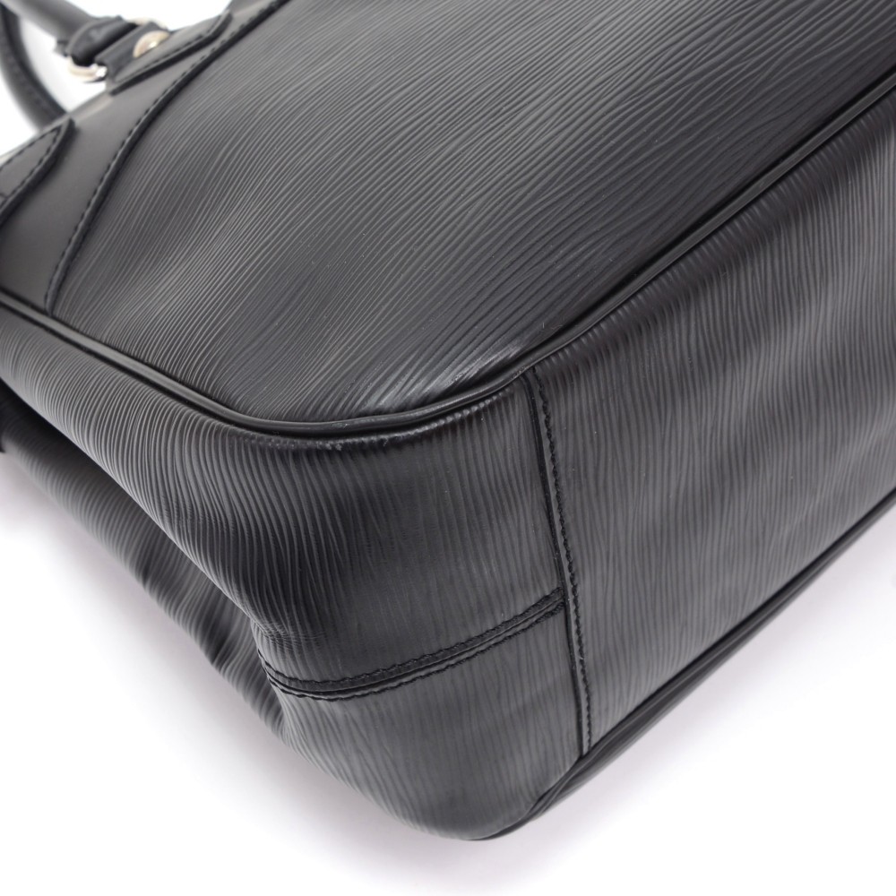 Authentic Louis Vuitton Epi Passy PM Hand Bag Purse Black M59262 LV 6520G