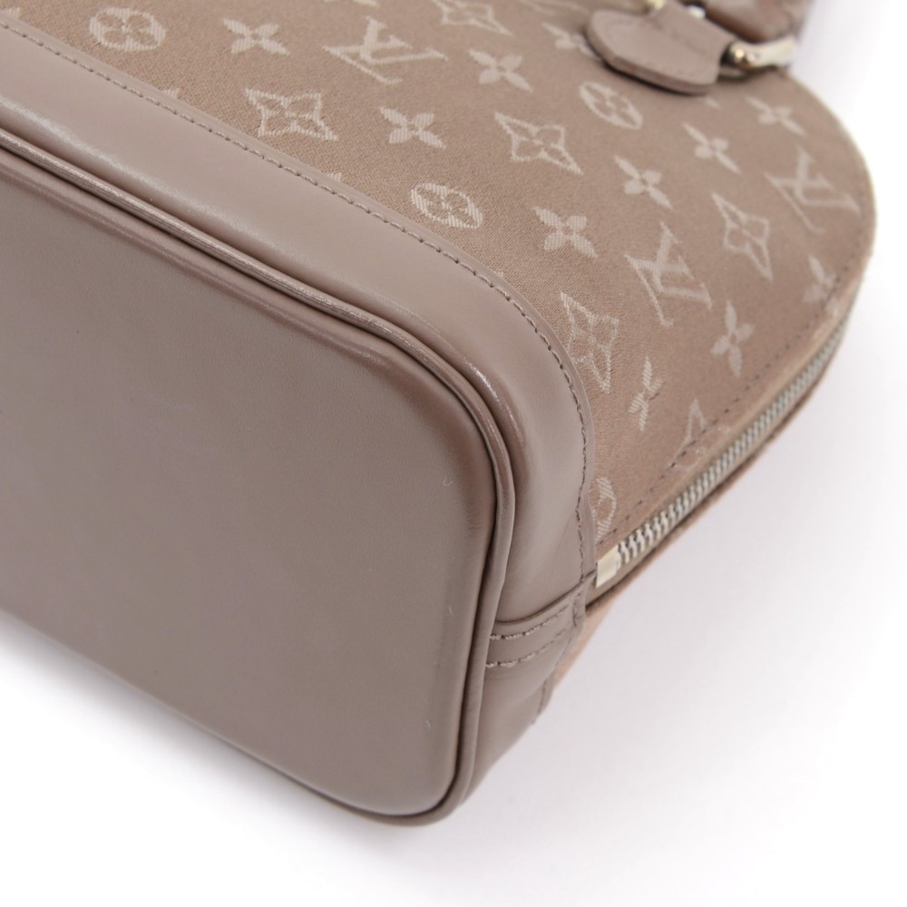 Plat leather mini bag Louis Vuitton Brown in Leather - 30966802