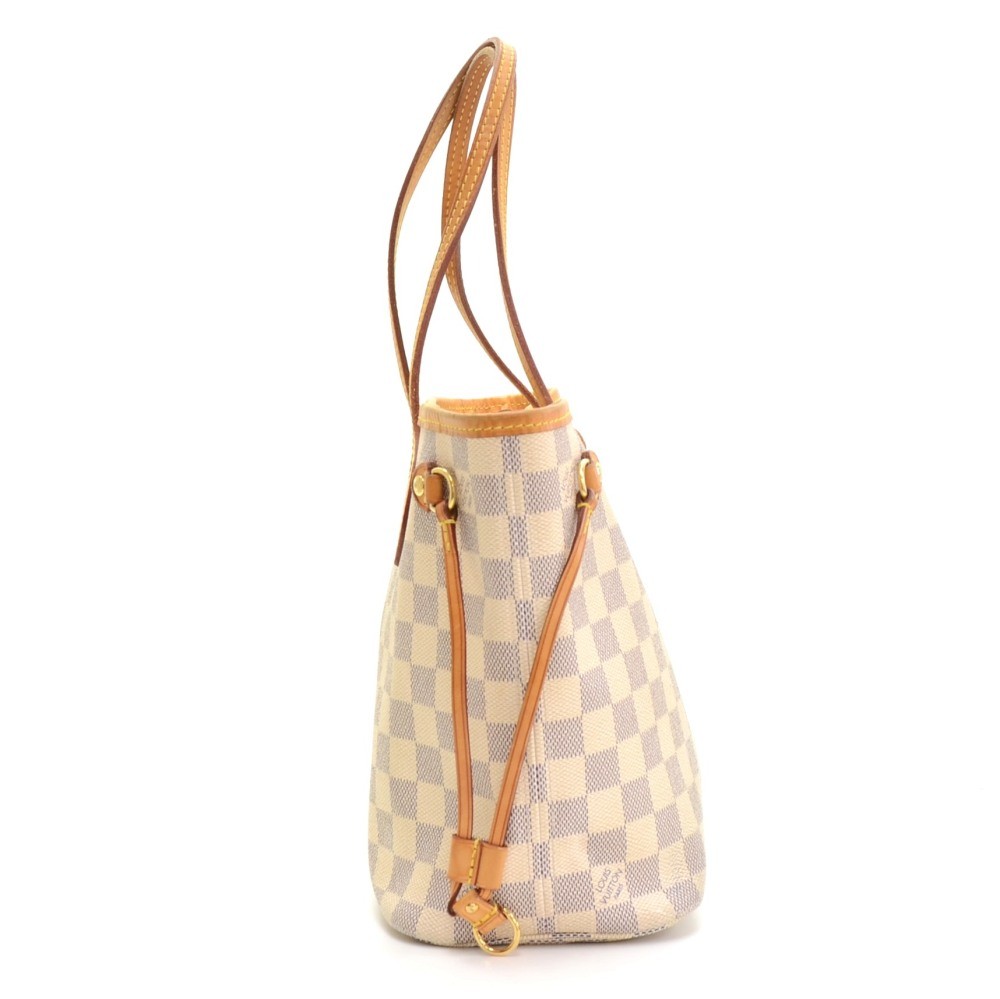 LOUIS VUITTON LOUIS VUITTON Saleya PM Tote Bag N51186 Damier Azur canvas White  Used Women N51186｜Product Code：2106800504224｜BRAND OFF Online Store