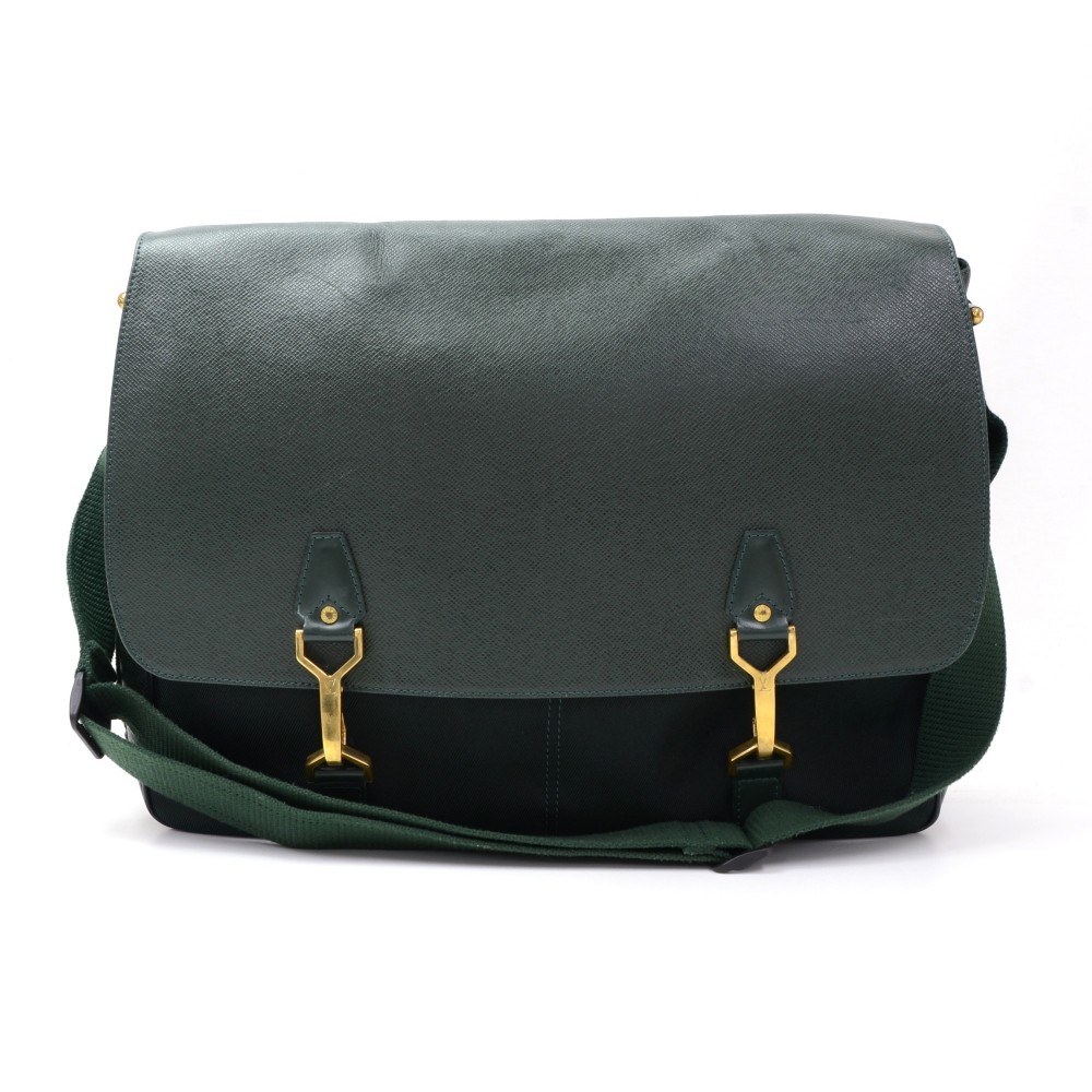 Louis Vuitton Green Men's Messenger Bags for sale