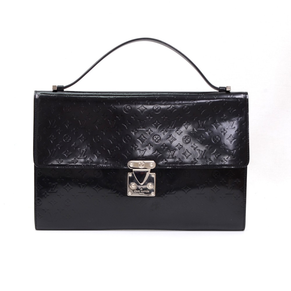 Louis Vuitton Louis Vuitton Anoushka PM Black Monogram Glace Leather ...