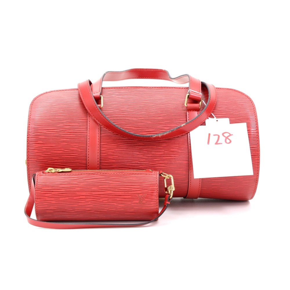 Louis-Vuitton Epi Soufflot Hand Shoulder Bag