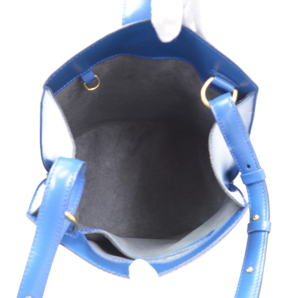 LOUIS VUITTON Epi Cluny Shoulder Bag Blue M52255 LV Auth 47767