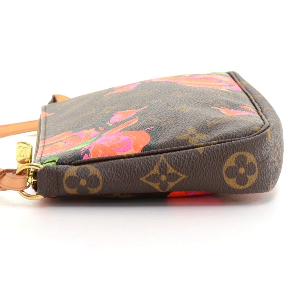 Louis Vuitton x Stephen Sprouse Monogram Roses Pochette Accessoires - Brown  Handle Bags, Handbags - LOU753251