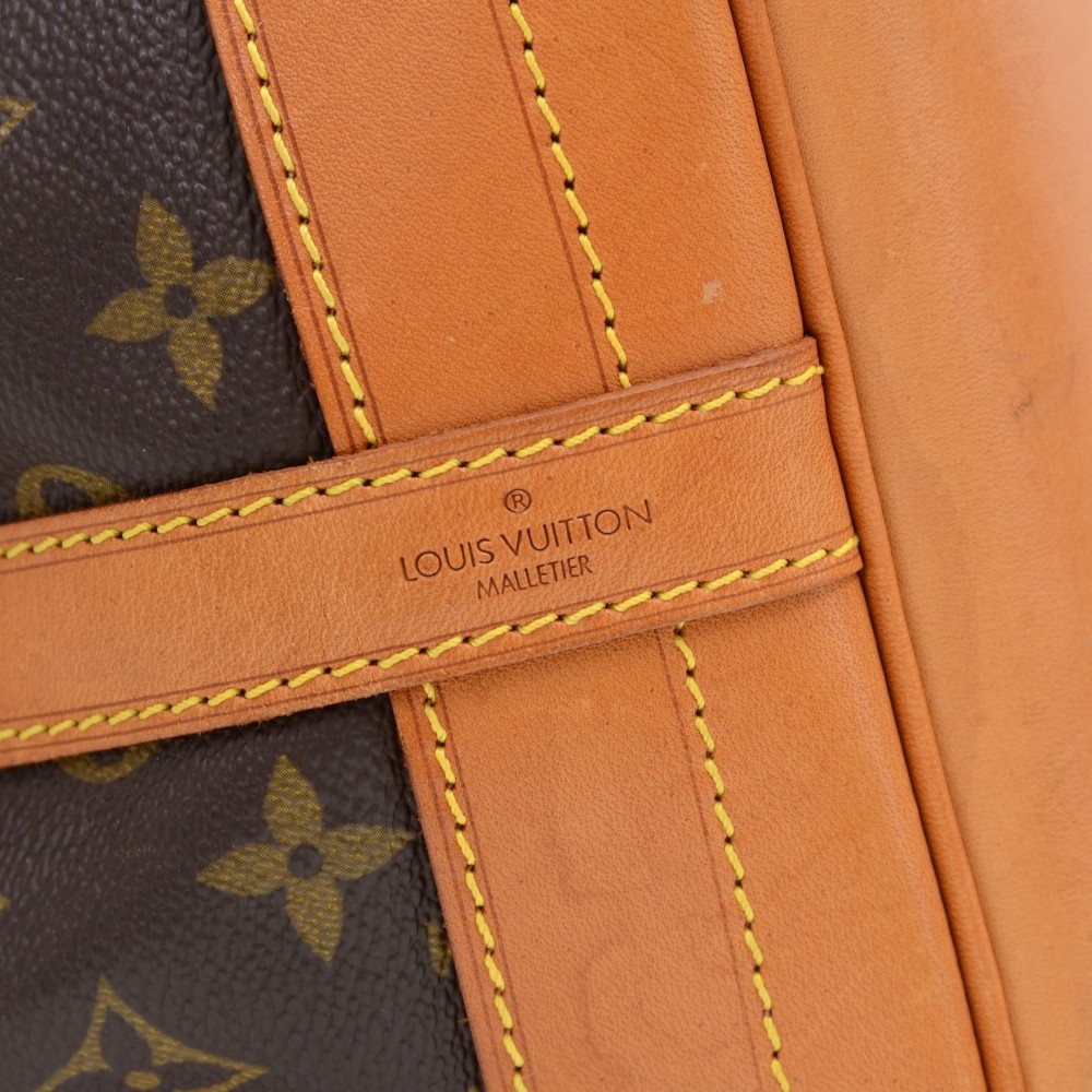 Louis Vuitton, Bags, Louis Vuitton Lv Monogram Noe Shoulder Bag Handbag  Brown Malletier Stamp