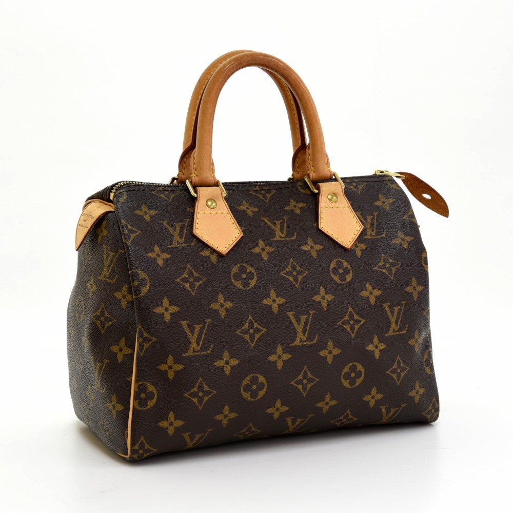 LOUIS VUITTON Monogram Speedy 25 Hand Bag LV VI0932 – LuxuryPromise
