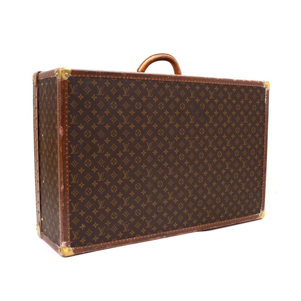 Louis Vuitton Monogram Canvas Alzer Anglais 80 Hardsided Suitcase at  1stDibs