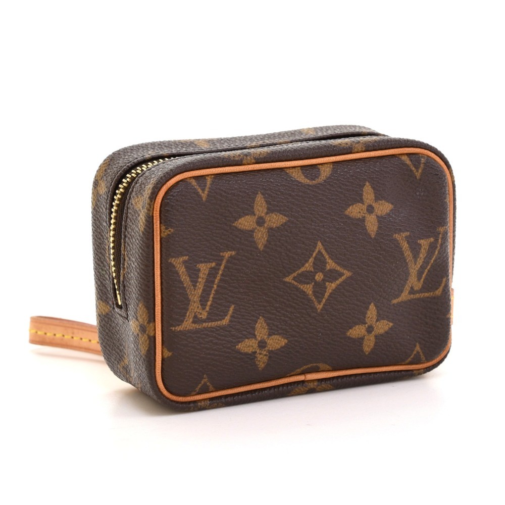 Louis Vuitton Monogram Trousse Wapity Pouch Wristlet Cosmetic Toiletry Bag  862207
