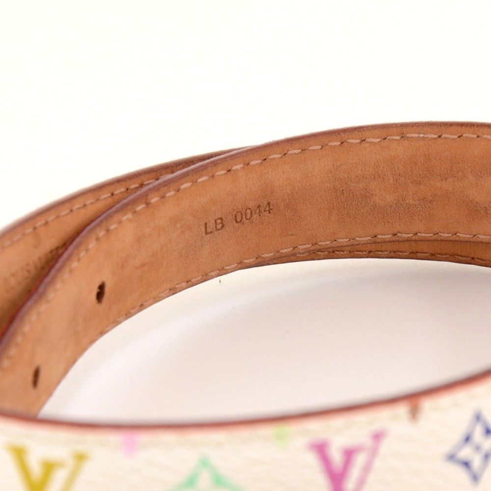 Shape leather belt Louis Vuitton Multicolour size 95 cm in Leather -  29926539