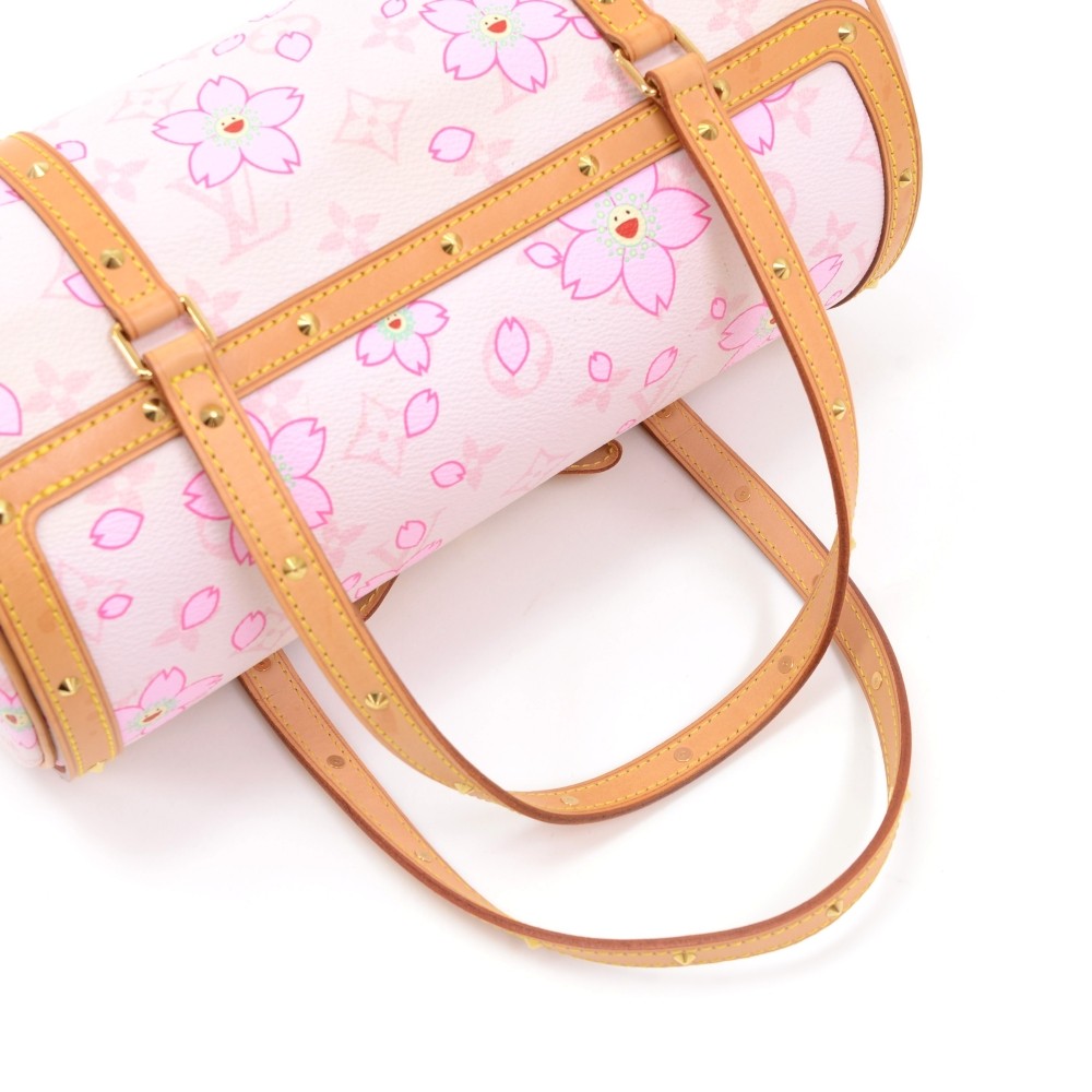 LV x Murakami Cherry Blossom Mini Papillon Handbag - Handbags