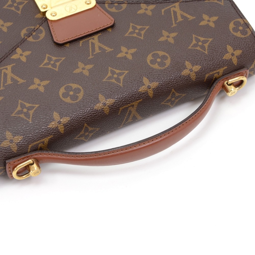 Louis Vuitton LV Monceau top handle strap bag vintage monogram canvas,  Luxury, Bags & Wallets on Carousell