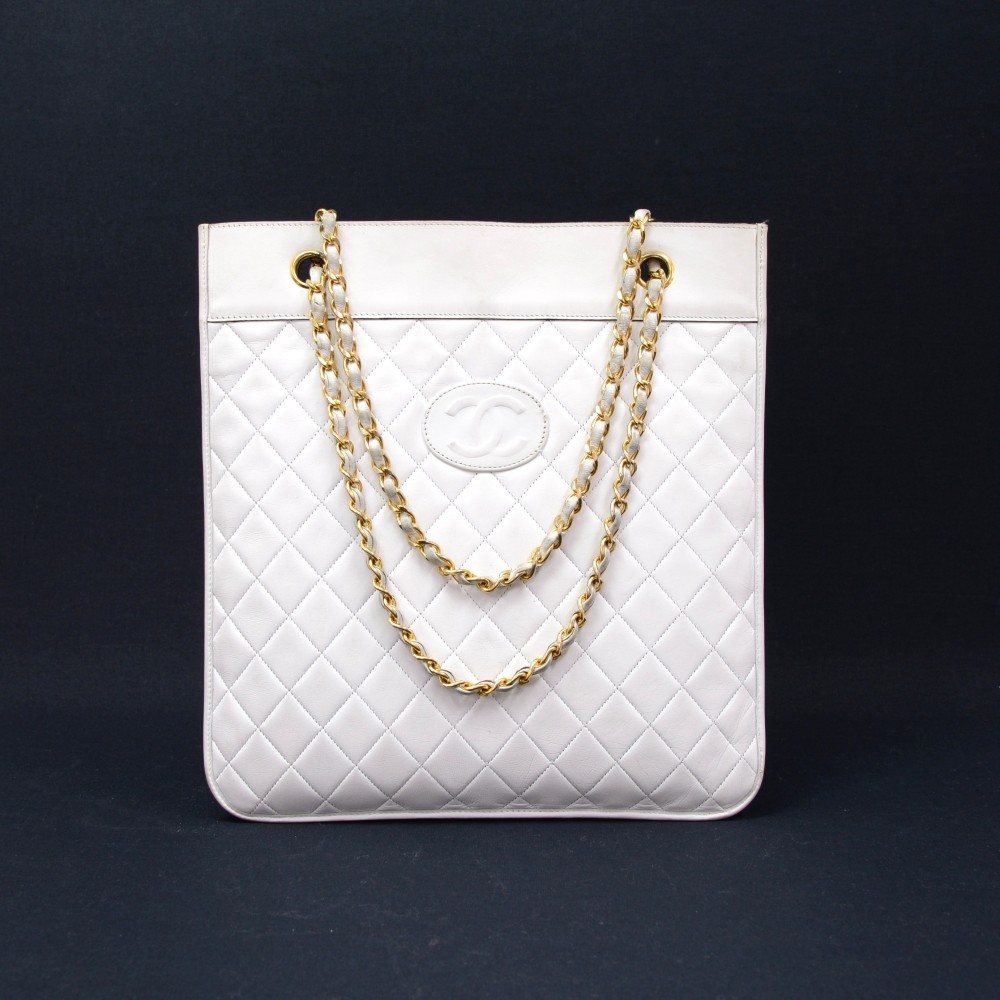 white chanel purses authentic