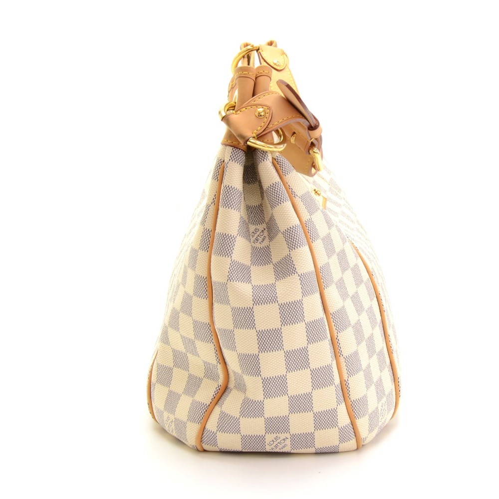 Authentic LOUIS VUITTON Galliera PM Damier Azur Tote Shoulder Bag Purse  #52307