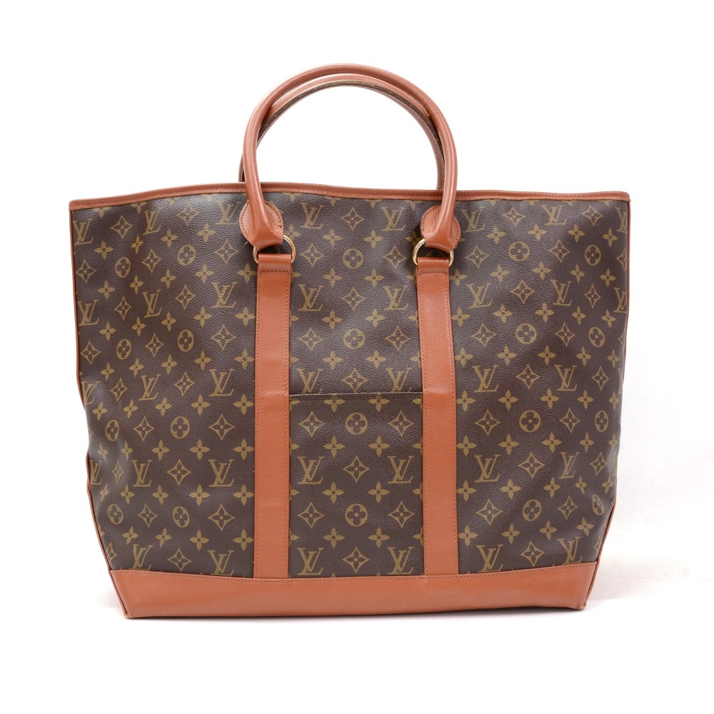 Louis Vuitton Monogram Sac Weekend GM Tote Bag – Timeless Vintage