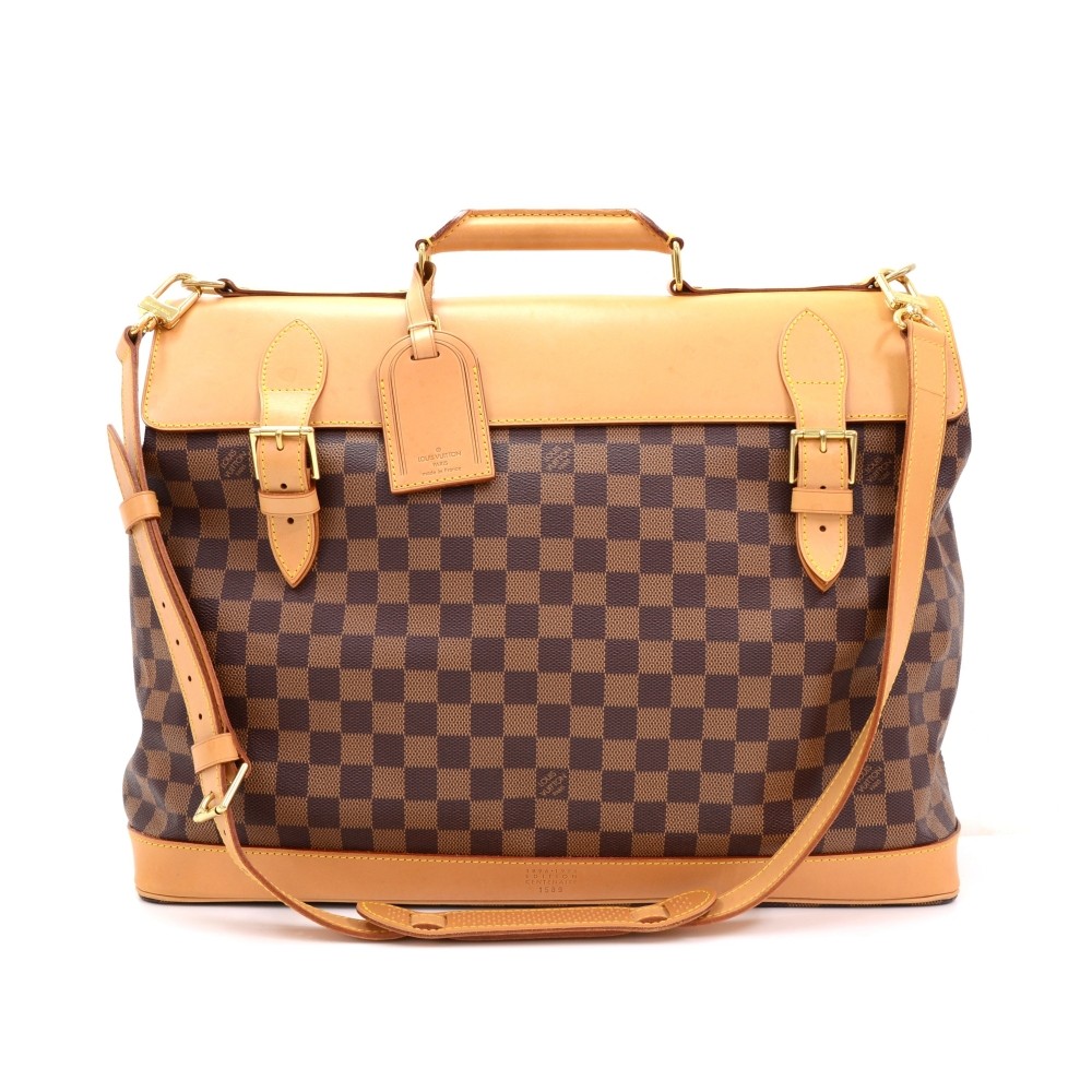 Louis Vuitton Vintage - Damier Ebene Clipper Bag - Brown - Damier