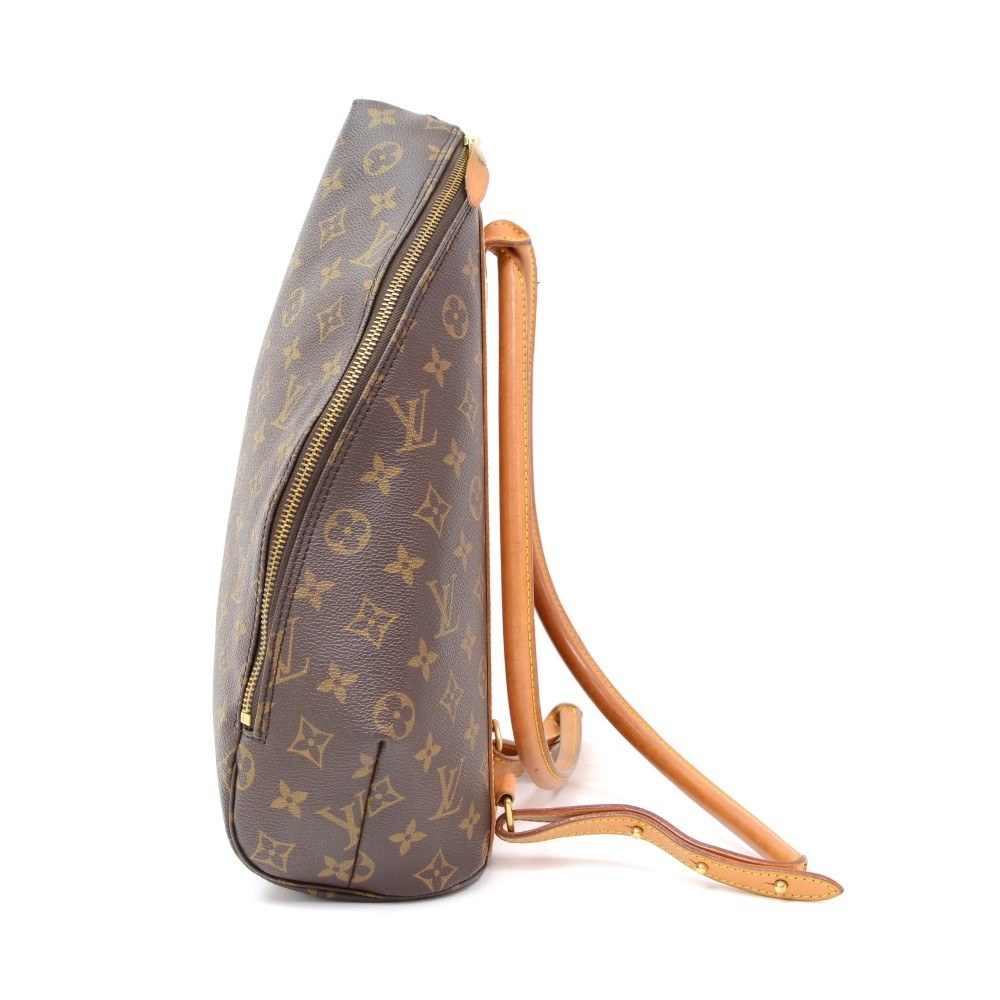 Sybilla cloth backpack Louis Vuitton Brown in Cloth - 7104078