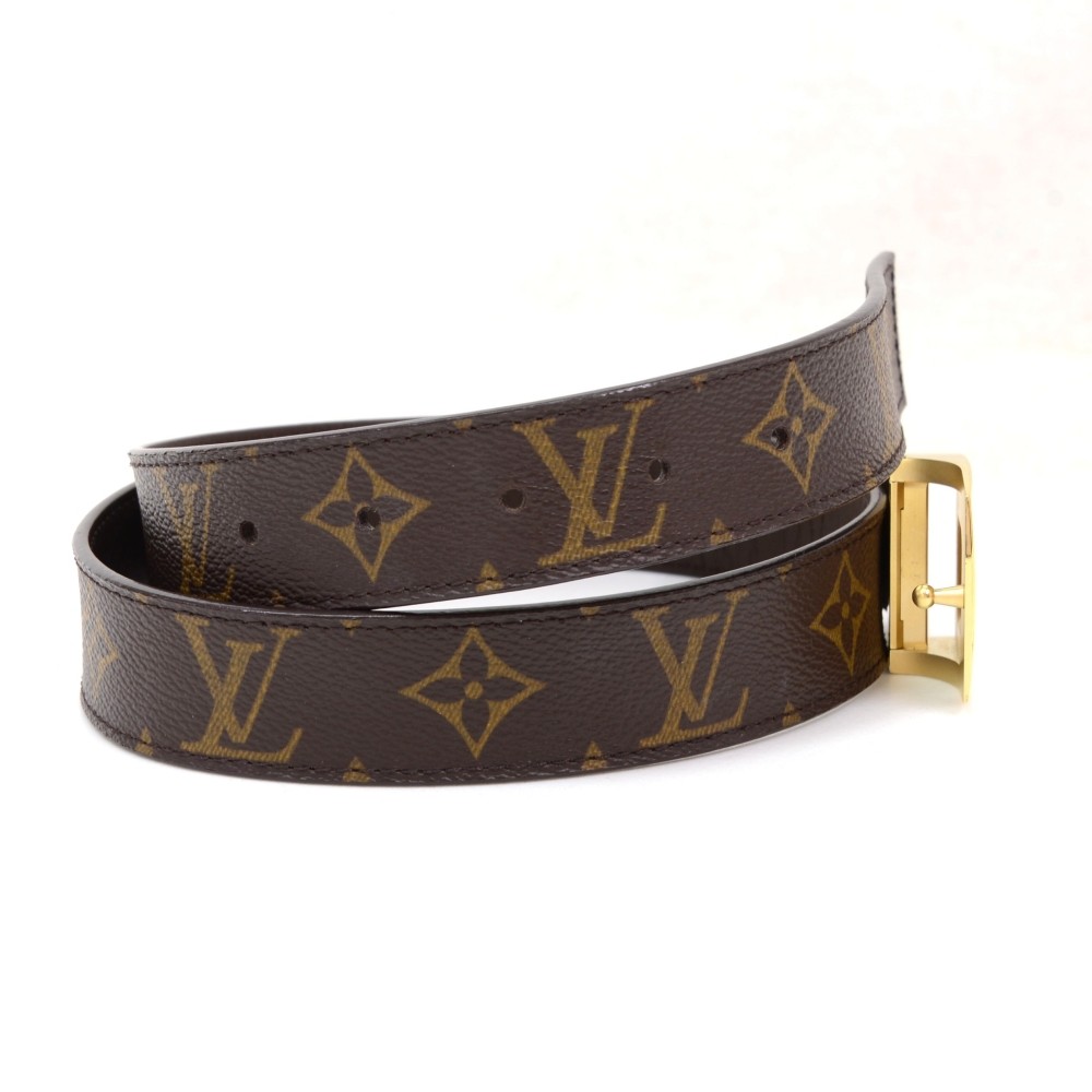 Louis Vuitton Monogram Canvas Initiales Belt - Size 32 / 80 (SHF-22457 –  LuxeDH