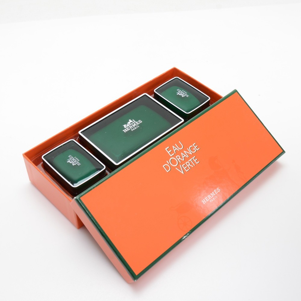 Hermes Hermes Eau D'Orange Verte Soap Set