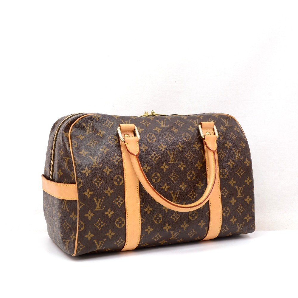 LOUIS VUITTON Carry Bag N23294 ぺ Gas 55 Damier canvas Brown unisex Use –