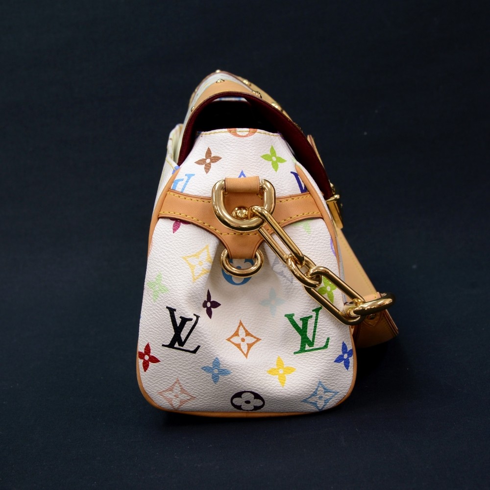 LOUIS VUITTON Monogram Multicolor Marilyn White Hand Shoulder Bag